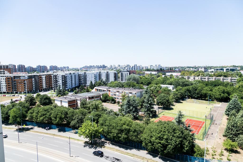 Twin Belville Apartments Belgrad Exteriör bild